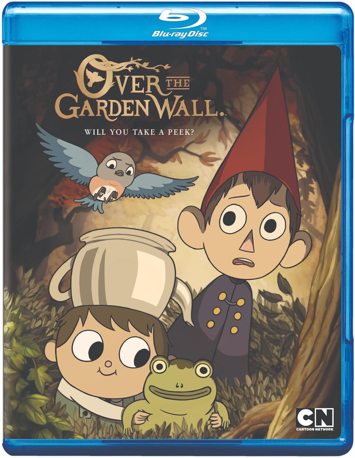 Blu-ray cover art featuring Wirt, Greg, a frog, and a bird in a forest.
