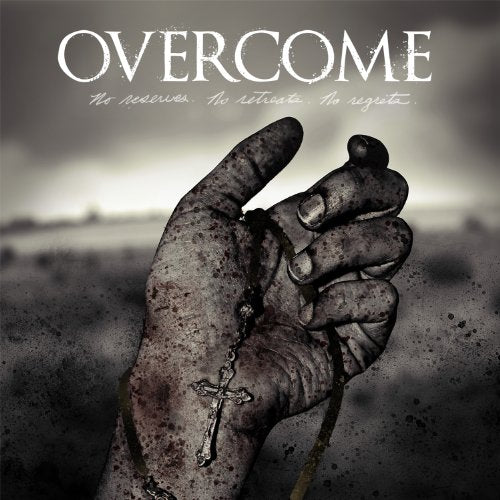 CD cover with a distressed hand clutching a rosary and cross.