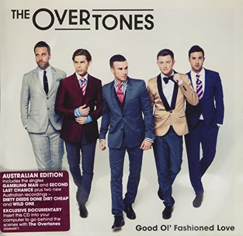CD cover featuring five men in suits, text “The Overtones” and “Good Ol’ Fashioned Love.”