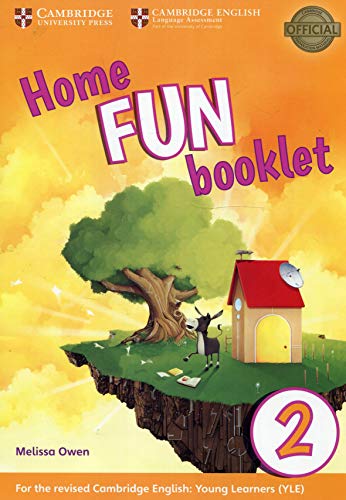 Storyfun Level 2" booklet cover with illustrated floating island and animals.
