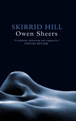 Book cover for “Skirrid Hill” by Owen Sheers, with a landscape image.