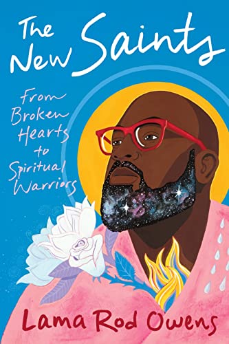 Book cover with illustrated portrait of a Black man with glasses.