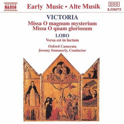 CD cover featuring a Renaissance painting of the Crucifixion.