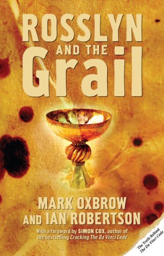 Book cover: “Rosslyn and the Grail” with a golden chalice image.