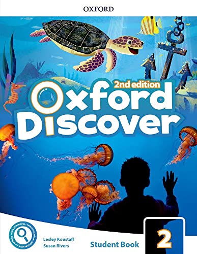 Oxford Discover Level 2 Student Book cover with underwater scene.