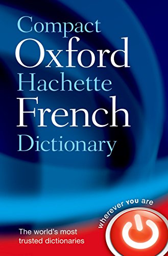 Blue cover of the Compact Oxford-Hachette French Dictionary.