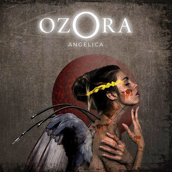 CD cover: woman with wing and arrow details, dramatic lighting.