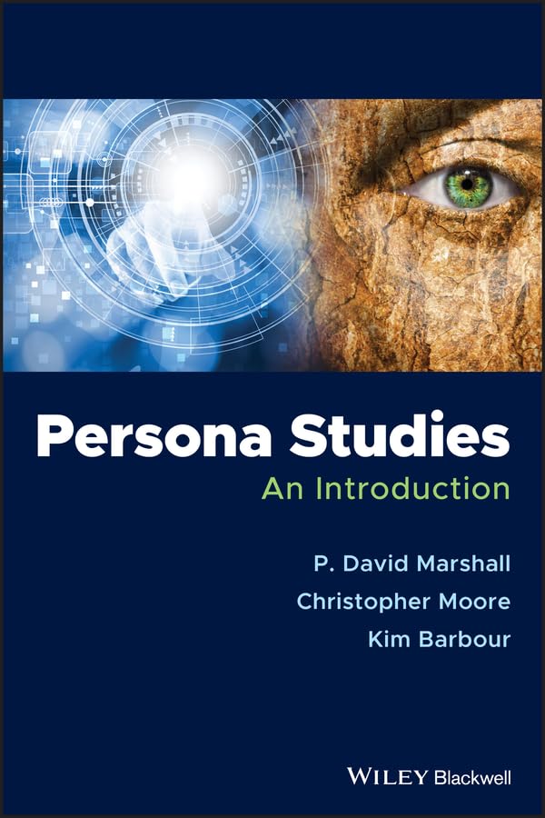 Book cover: "Persona Studies," featuring an eye and digital network imagery.