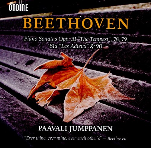 CD cover for Beethoven piano sonatas performed by Paavali Jumppanen.