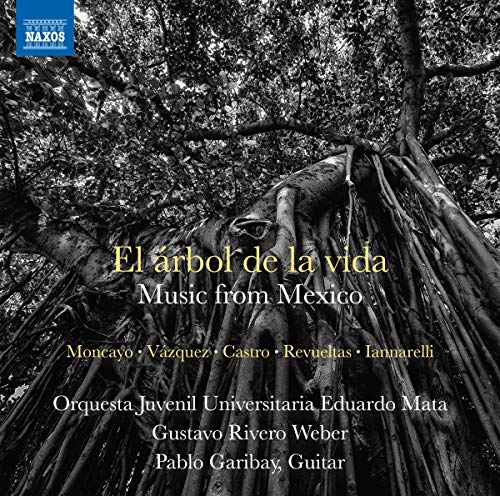 CD cover: black and white image of tree roots with text overlay.