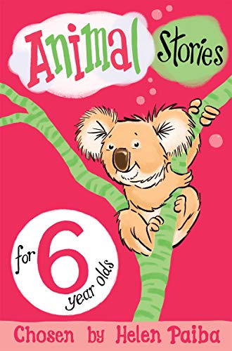 Book cover with illustrated koala and large red number six.