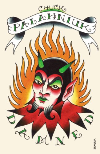 Book cover: a traditional tattoo-style devil head with flames and text.