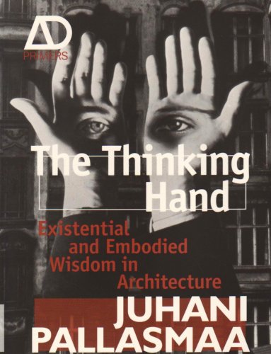 Book cover showing two hands with eyes in the palms against a building background.