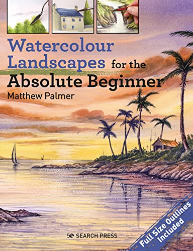 Book cover showing a tropical sunset landscape painting with palm trees and a sailboat.