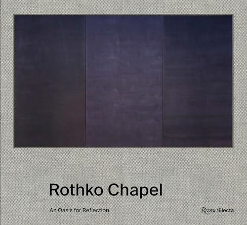 Book cover featuring three dark, rectangular abstract paintings.