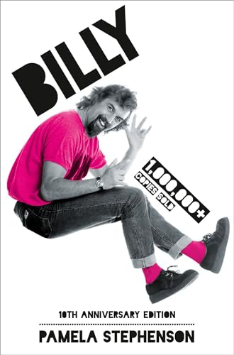Book cover featuring Billy Connolly in a pink shirt and jeans, smiling.