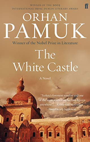Book cover for “The White Castle” by Orhan Pamuk, featuring a castle.