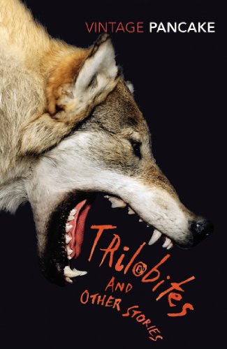 Book cover: wolf’s head with open mouth, title “Trilobites & Other Stories.”