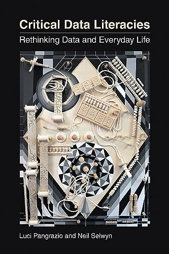 Book cover: "Critical Data Literacies" with abstract tools and patterns.