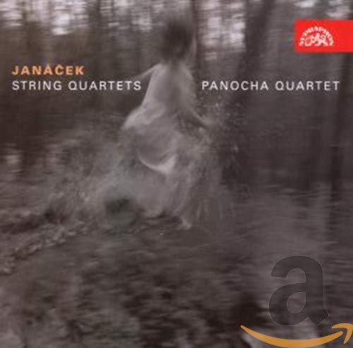 CD cover: blurry image of a woman in a light dress, trees.