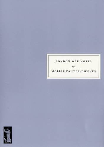 Book cover: "London War Notes" by Mollie Panter-Downes, pale lavender background.