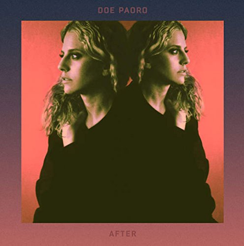 Vinyl album cover featuring a mirrored portrait of a woman with wavy hair.