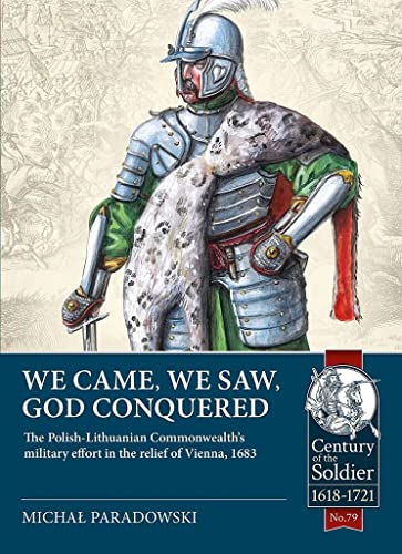 Book cover depicting a Polish-Lithuanian soldier in ornate armor, 1683.