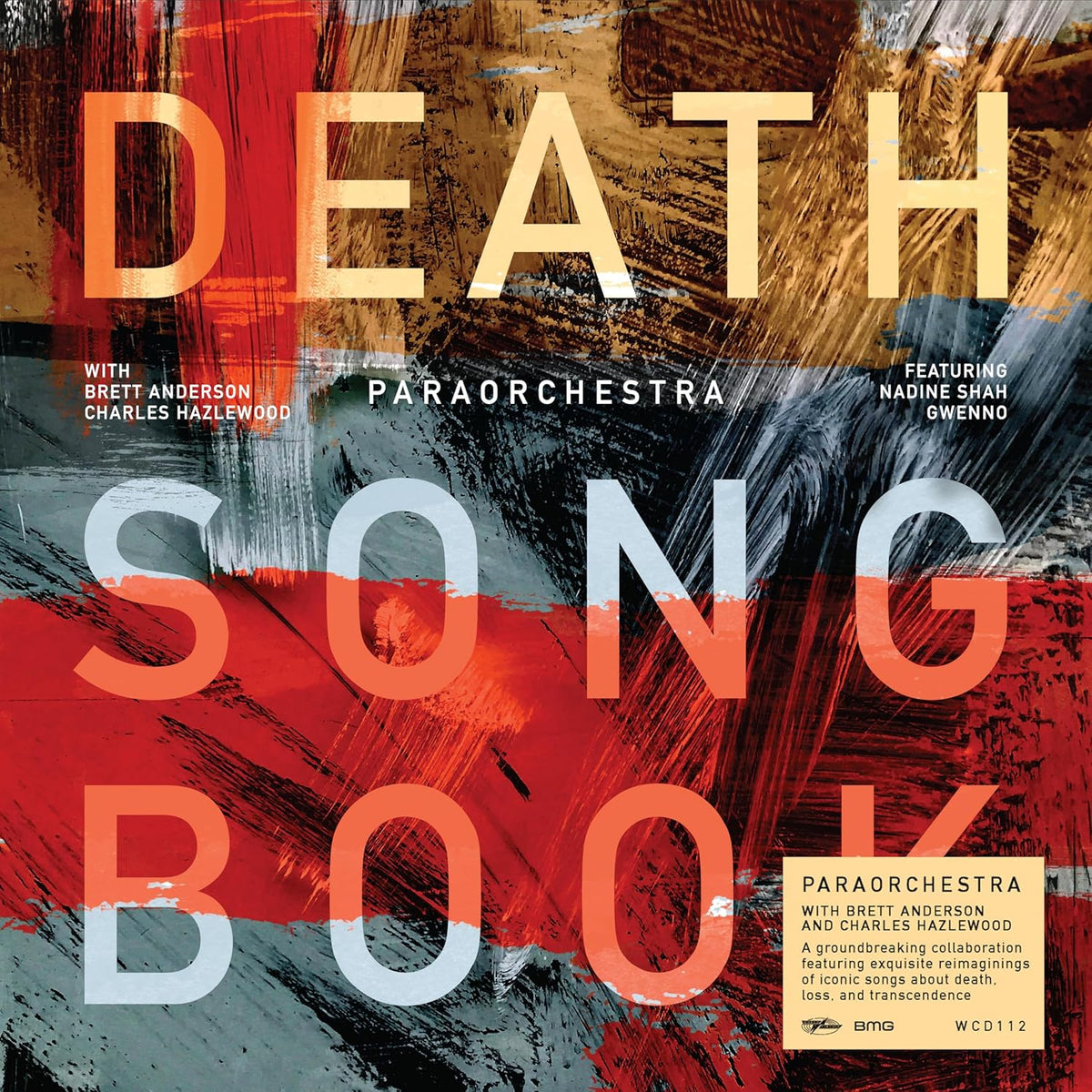 CD cover for "Death Songbook" by Paraorchestra, Anderson, and Hazlewood.