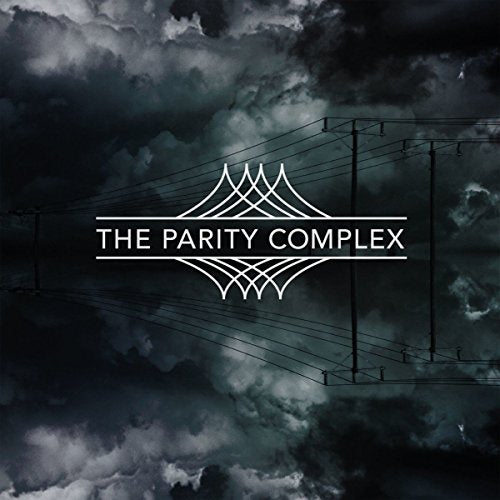 CD cover for "The Parity Complex" with abstract design and stormy sky.