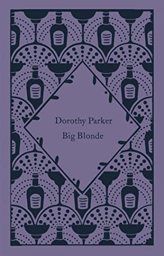 Purple book cover with a dark blue pattern of cocktail glasses and text.
