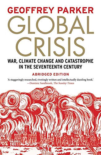Book cover: “Global Crisis” with red swirling cloud illustration.