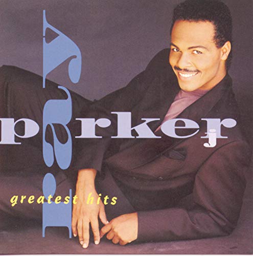 Ray Parker Jr. “Greatest Hits” CD cover with portrait and abstract design.