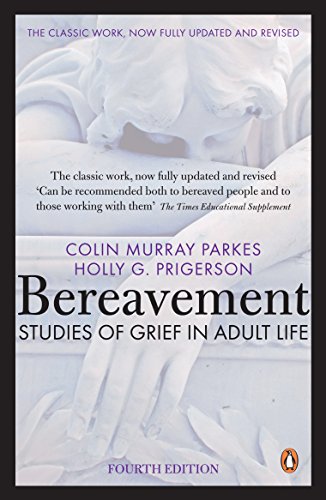 Book cover for "Bereavement," fourth edition, featuring a sculpted face.