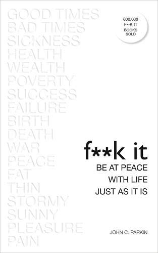 White book cover with stacked text and bold “f**k it” lettering.