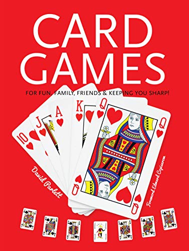 Book cover with a red background, white text, and a fan of heart cards.