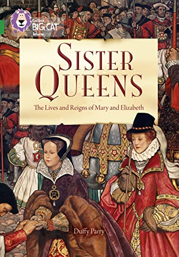 Book cover depicting portraits of Queen Mary and Queen Elizabeth I.