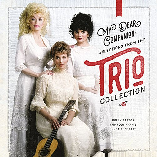 Dolly Parton, Emmylou Harris, and Linda Ronstadt on CD cover.