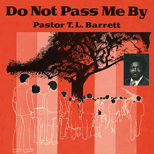 Album cover art showing a crowd walking toward a large tree on orange background.