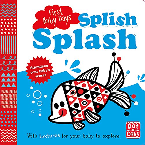 Board book cover with a patterned fish swimming in blue water.