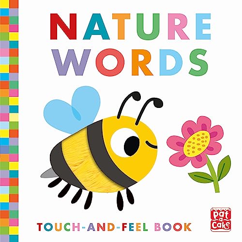 Board book cover with colorful illustration of a bee and flower.