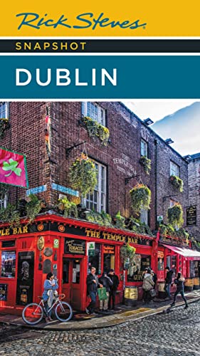 Rick Steves Snapshot Dublin guidebook cover with a red pub facade.