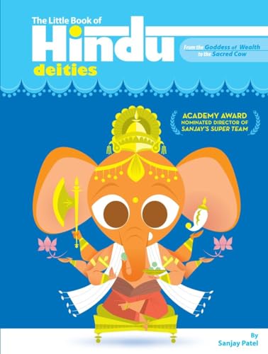 Book cover featuring a stylized, colorful illustration of the Hindu deity Ganesha.
