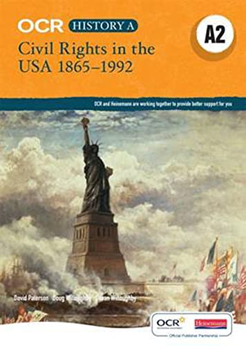 Textbook cover featuring the Statue of Liberty against a cloudy sky with American flags.