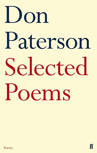 Book cover: “Selected Poems” by Don Paterson, cream background, red and blue text.