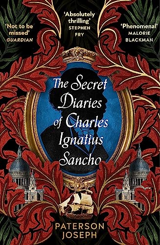 Book cover featuring a portrait of Charles Ignatius Sancho in an ornate frame.