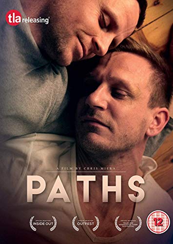 DVD cover for "Paths" featuring two men in a close embrace.
