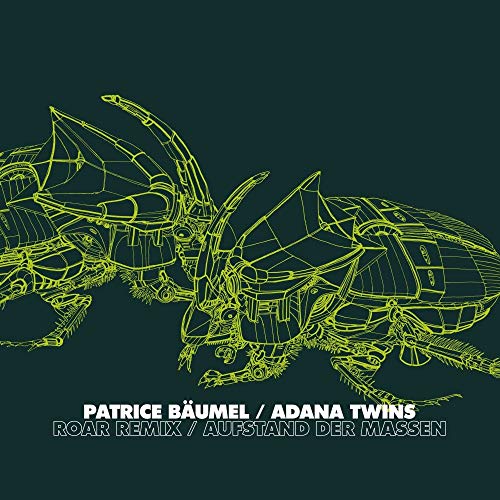 Vinyl record cover with detailed line art of mechanical beetles.