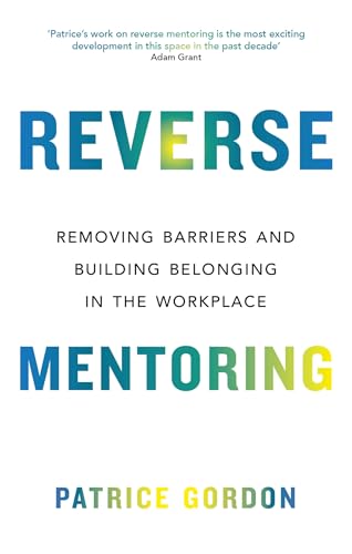 Book cover for "Reverse Mentoring" by Patrice Gordon, blue and yellow design.