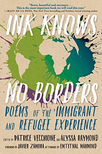 Book cover with ink splatter map and bold title: "Ink Knows No Borders.