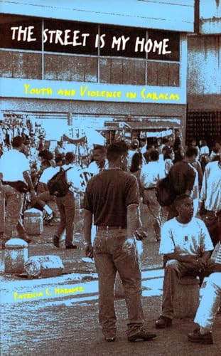Book cover depicting a crowded street scene in Caracas, Venezuela.